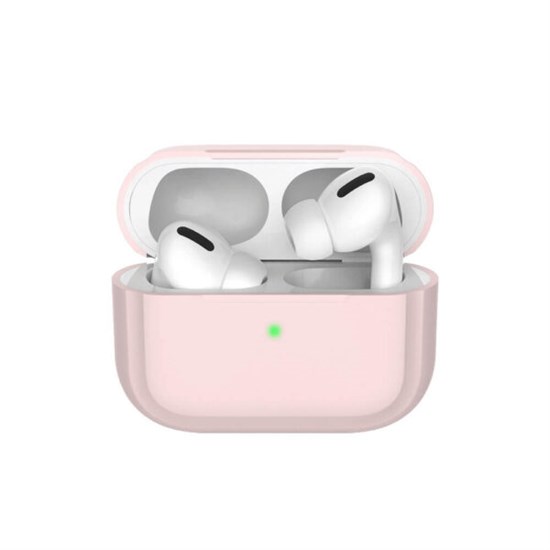 Силиконовый чехол Deppa для AirPods Pro, цвет: розовый 1992 - фото 5414