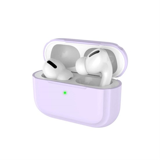 Силиконовый чехол Deppa для AirPods Pro, цвет лавандовый 1999 - фото 5429