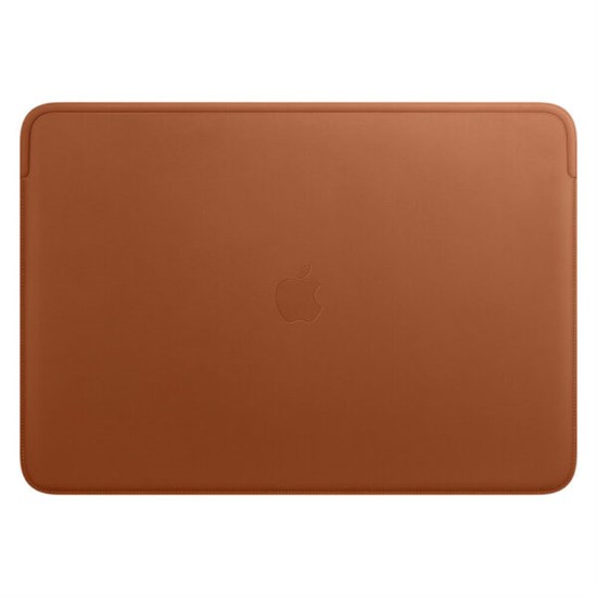 16″ Чехол Apple Leather Sleeve, коричневый 2026 - фото 5502