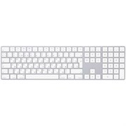Клавиатура беспроводная Apple Magic Keyboard с цифровой панелью, серебристый+белый