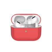 Силиконовый чехол Deppa для AirPods Pro, цвет: темно-красный 1993