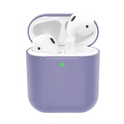 Силиконовый чехол Deppa Ultra Slim для AirPods, серая лаванда 2007